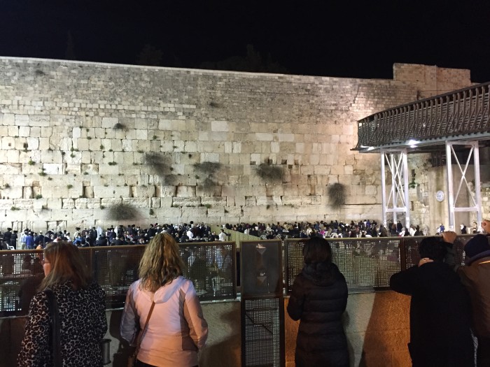 The Western Wall on Sabath