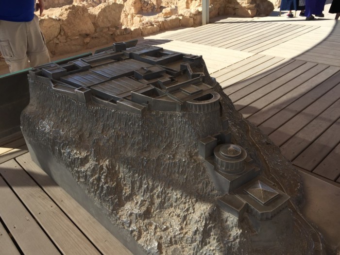 Model of Masada Fortress 