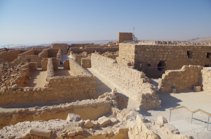 Storerooms in the Northern Palace at Masada