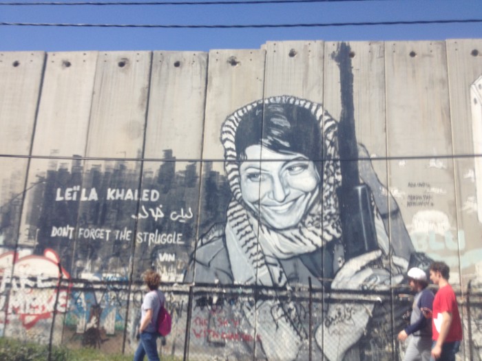 Mural of Leila Khaled